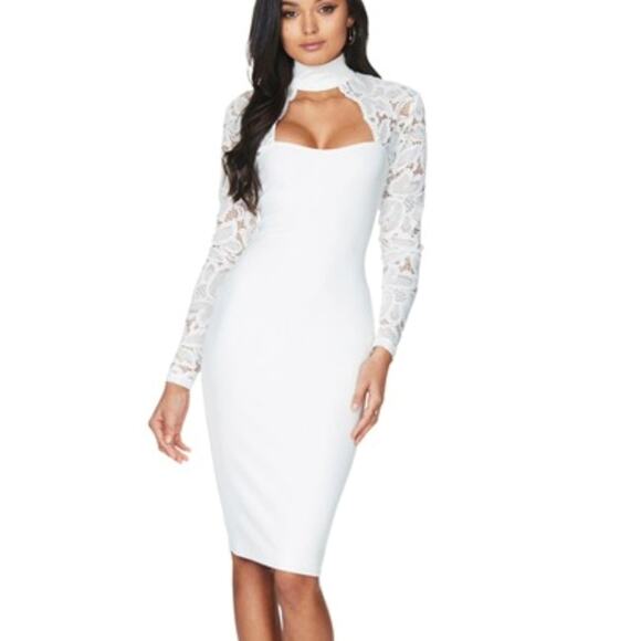 NWT Nookie Lady Lace Midi Dress - Picture 1 of 6